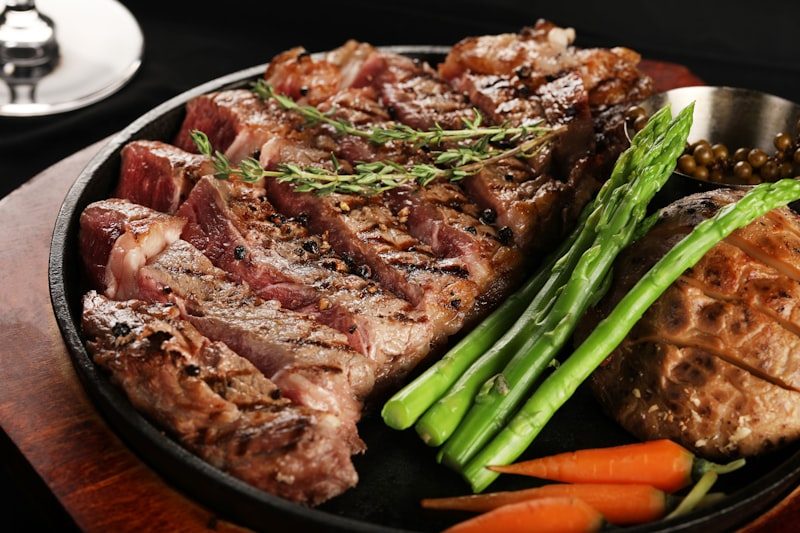 Bavette de bœuf grillée